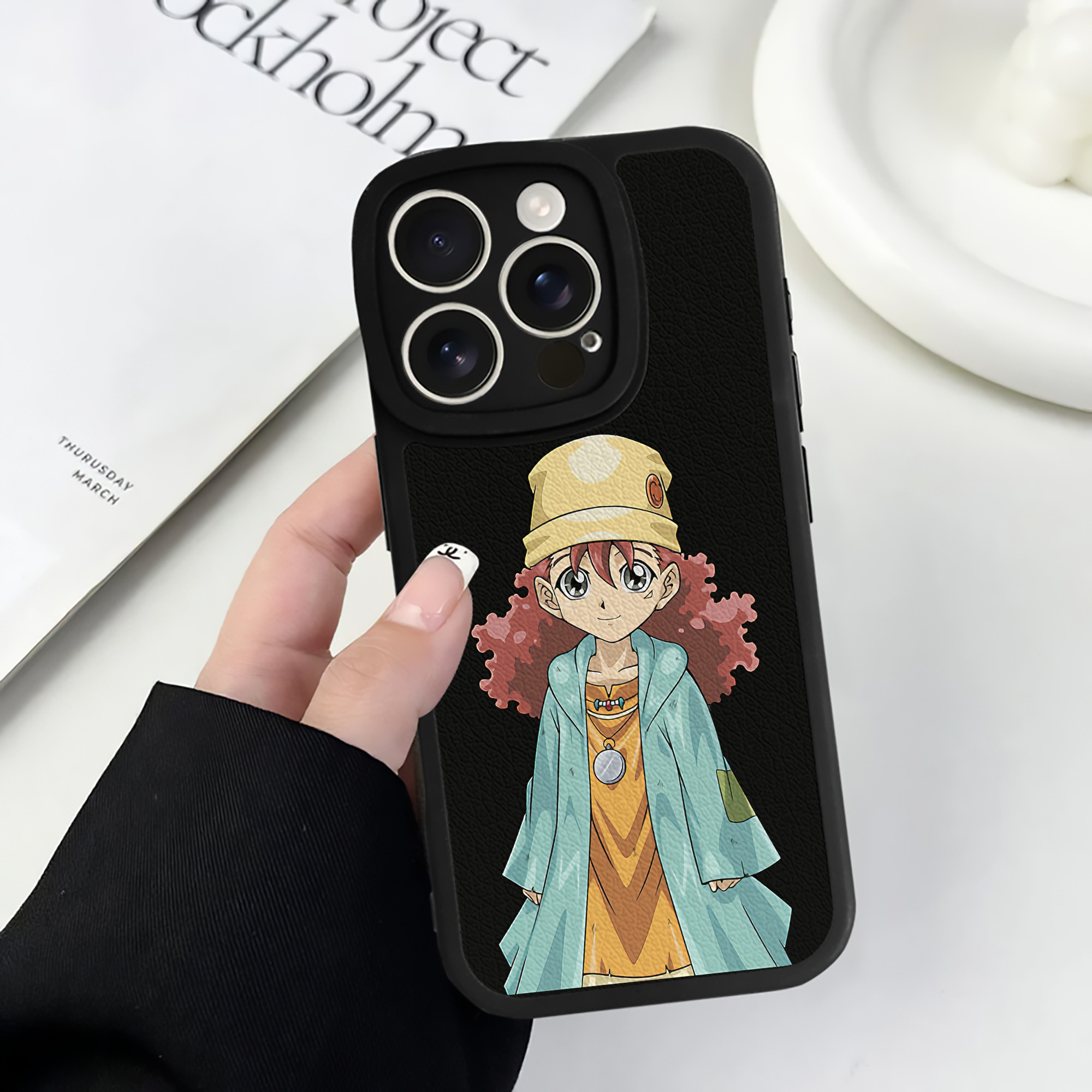 遊☆戯☆王 Yu-Gi-Oh! 【iPhone 16シリーズ対応】シリコンスマホケース（レザー調） 材質：シリコン